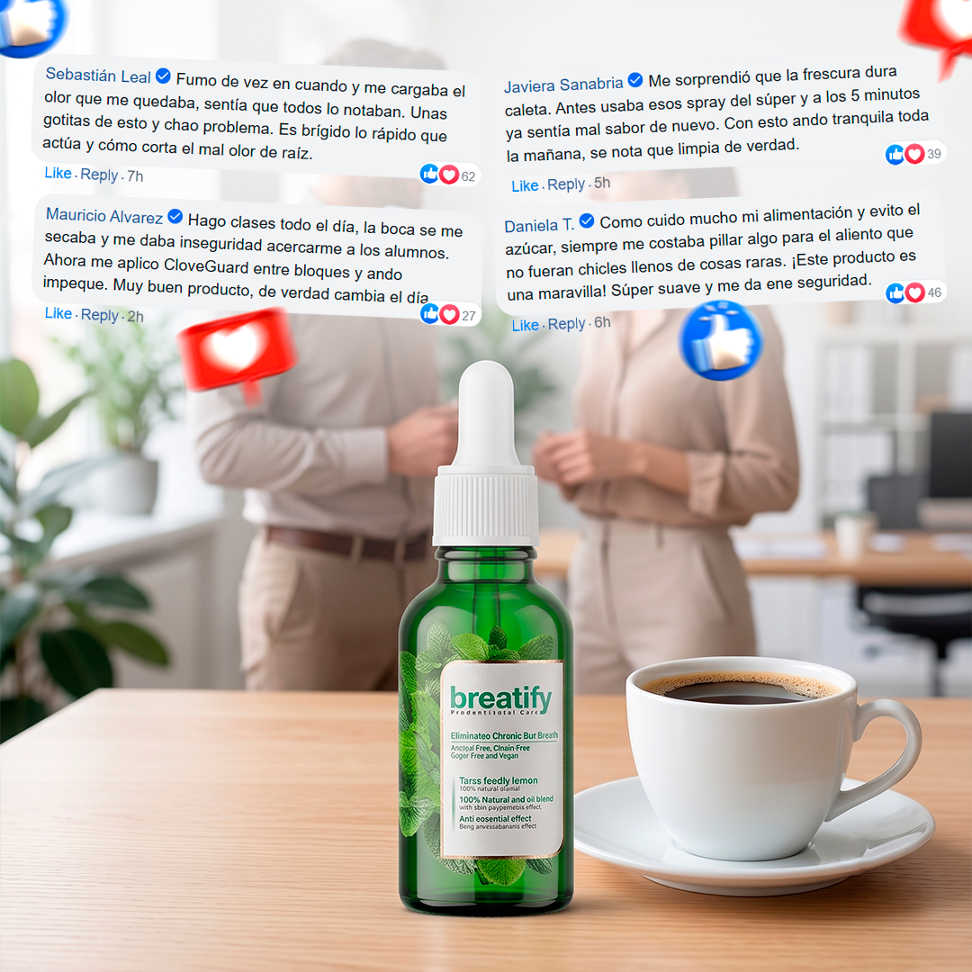 CloveGuard™️ Breatify: Tu Aliado Discreto para un Aliento Perfecto