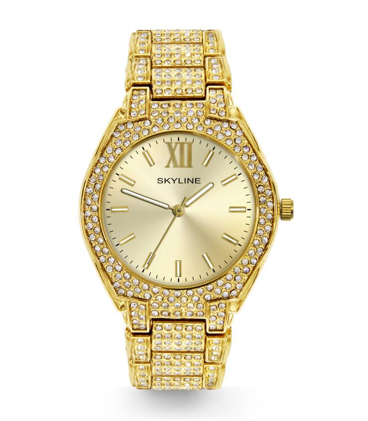 Reloj mujer luz dorado