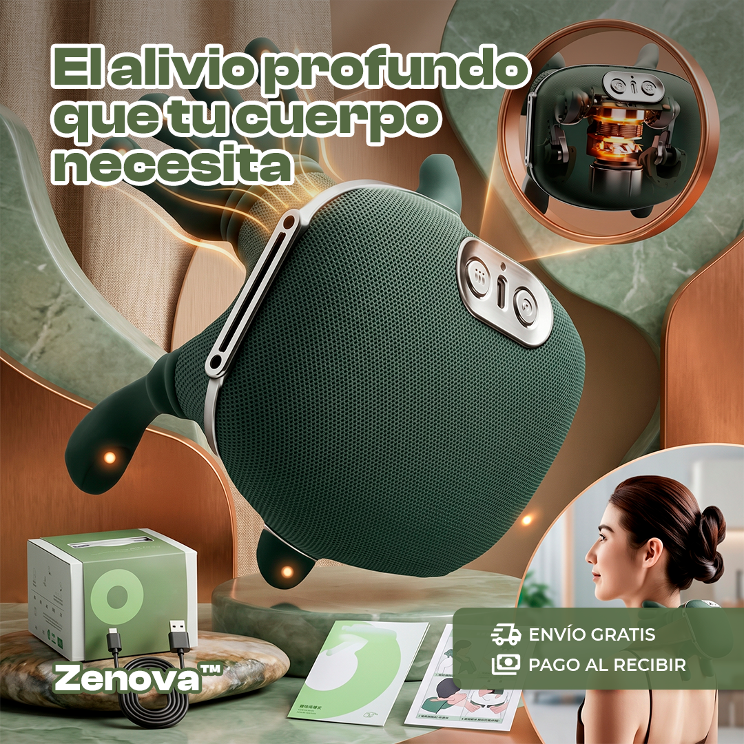 Zenova™ - El secreto para soltar los nudos del cuello y ganarle al estrés diario sin salir de casa