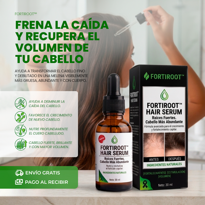 FortiRoot™️ Hair Serum: Raíces Fuertes. Cabello Más Abundante