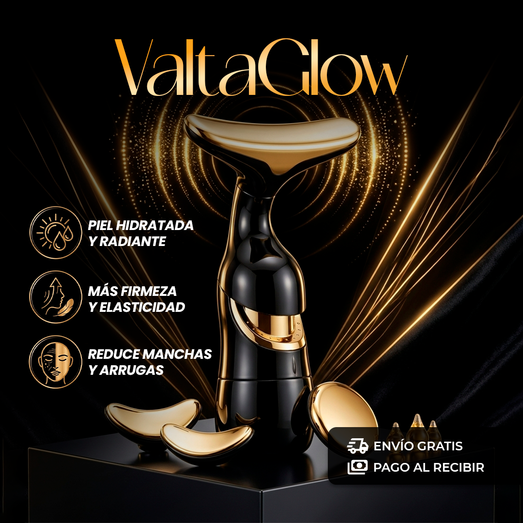 ¡Despierta el brillo natural de tu piel y olvídate de las líneas de expresión sin salir de casa con ValtaGlow!