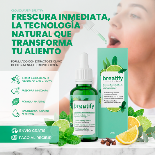 CloveGuard™️ Breatify: Tu Aliado Discreto para un Aliento Perfecto