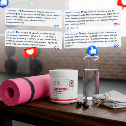 FemVital Creatina™: La fuerza que tu cuerpo necesita en cada etapa de la vida
