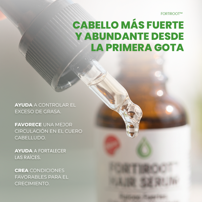 FortiRoot™️ Hair Serum: Raíces Fuertes. Cabello Más Abundante