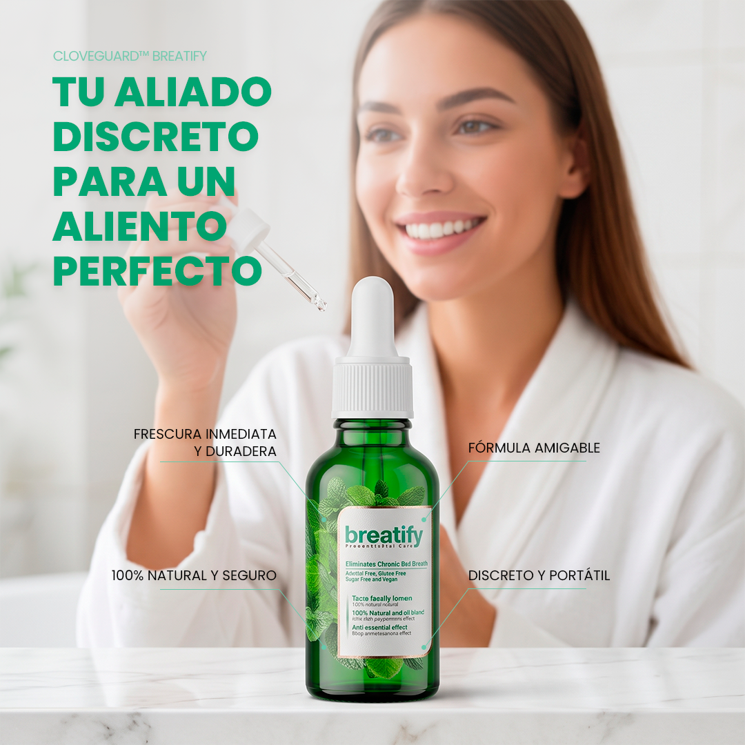 CloveGuard™️ Breatify: Tu Aliado Discreto para un Aliento Perfecto