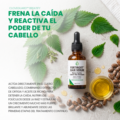 FortiRoot™️ Hair Serum: Raíces Fuertes. Cabello Más Abundante