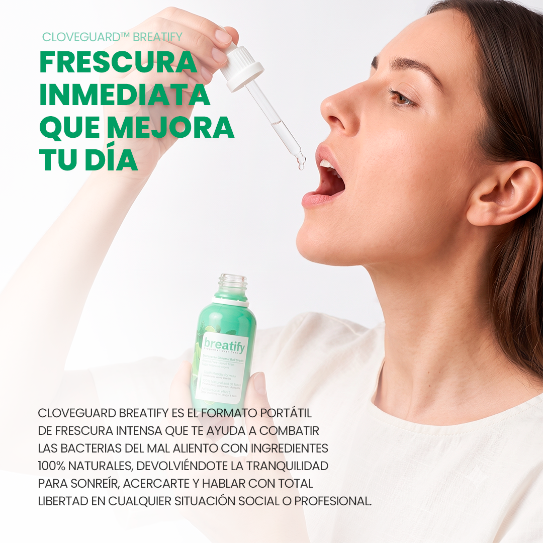 CloveGuard™️ Breatify: Tu Aliado Discreto para un Aliento Perfecto