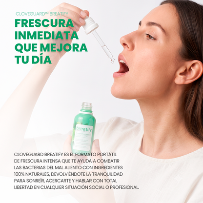 CloveGuard™️ Breatify: Tu Aliado Discreto para un Aliento Perfecto