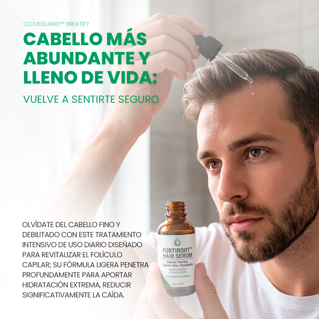 FortiRoot™️ Hair Serum: Raíces Fuertes. Cabello Más Abundante