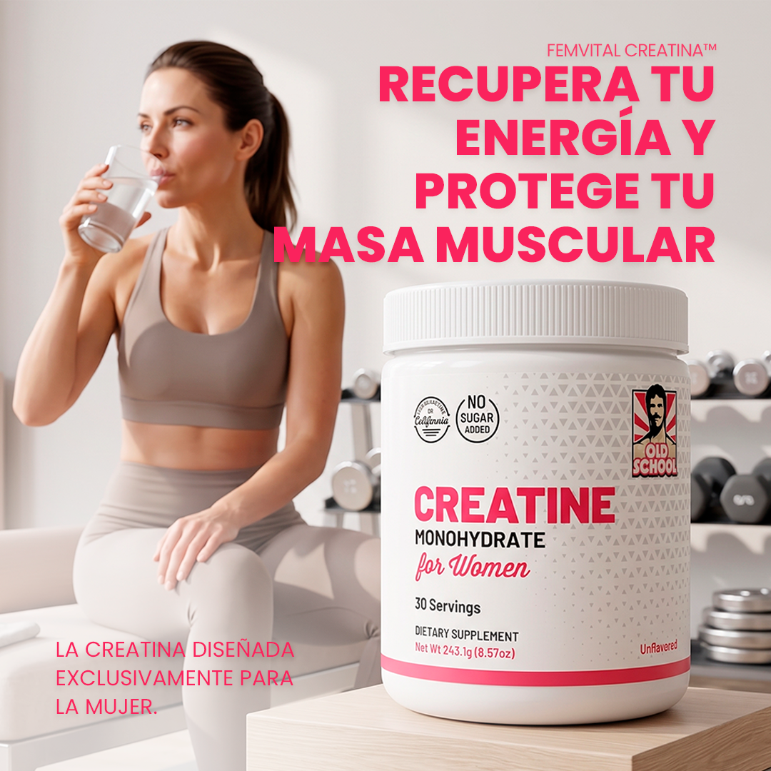 FemVital Creatina™: La fuerza que tu cuerpo necesita en cada etapa de la vida