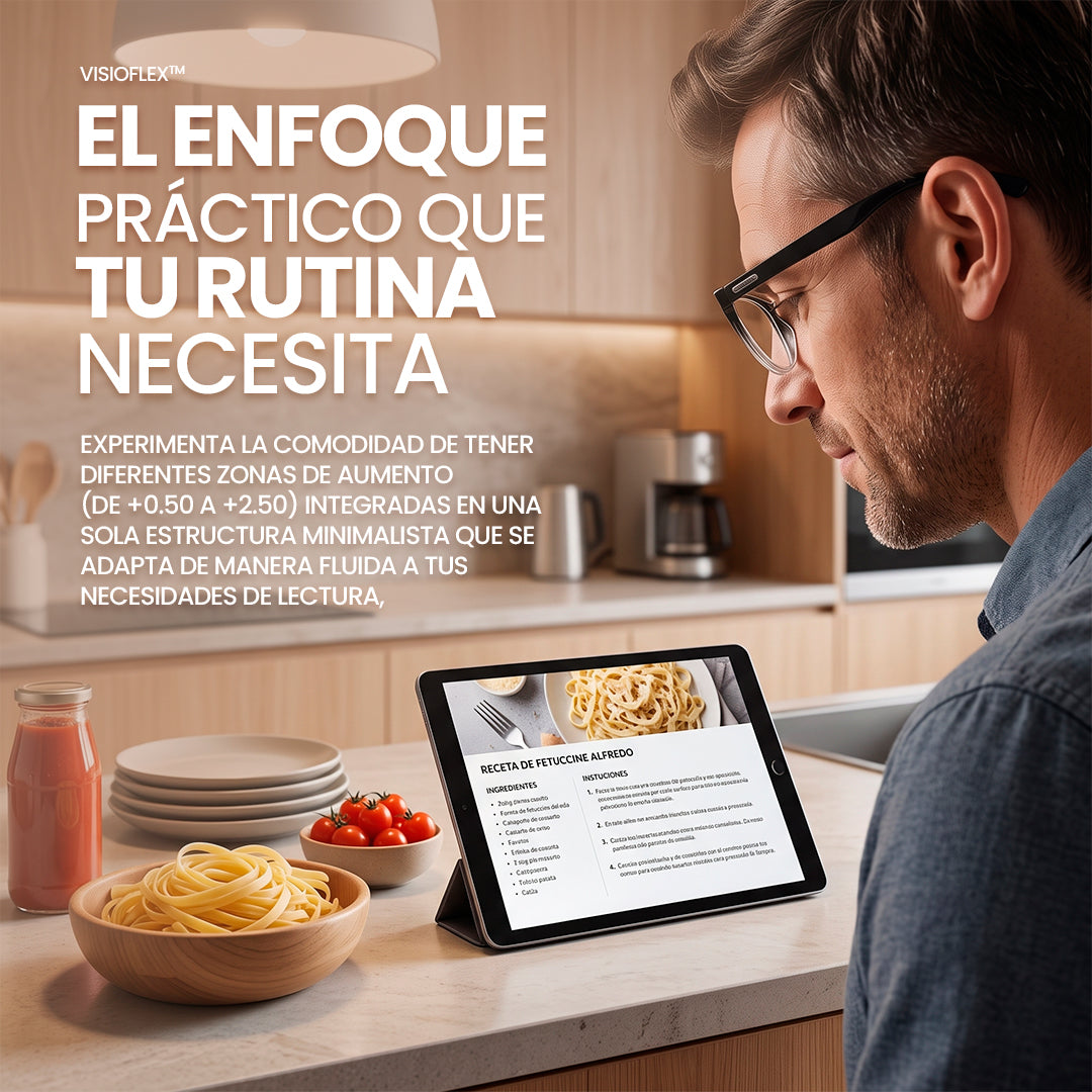 VisioFlex™️: El diseño multifocal pensado para acompañarte en tu día a día