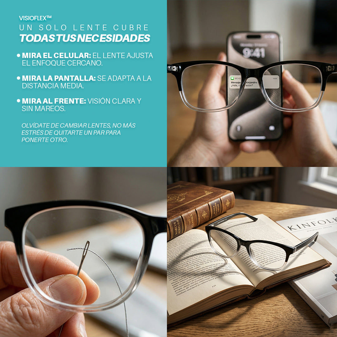 VisioFlex™️: El diseño multifocal pensado para acompañarte en tu día a día