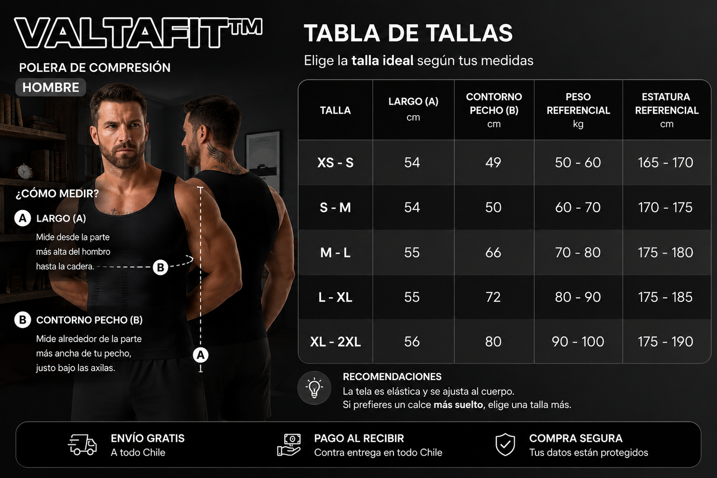 ValtaFit: Camiseta a compresión