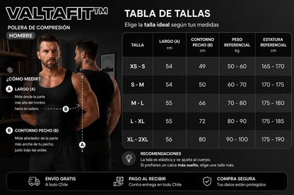 ValtaFit: Camiseta a compresión